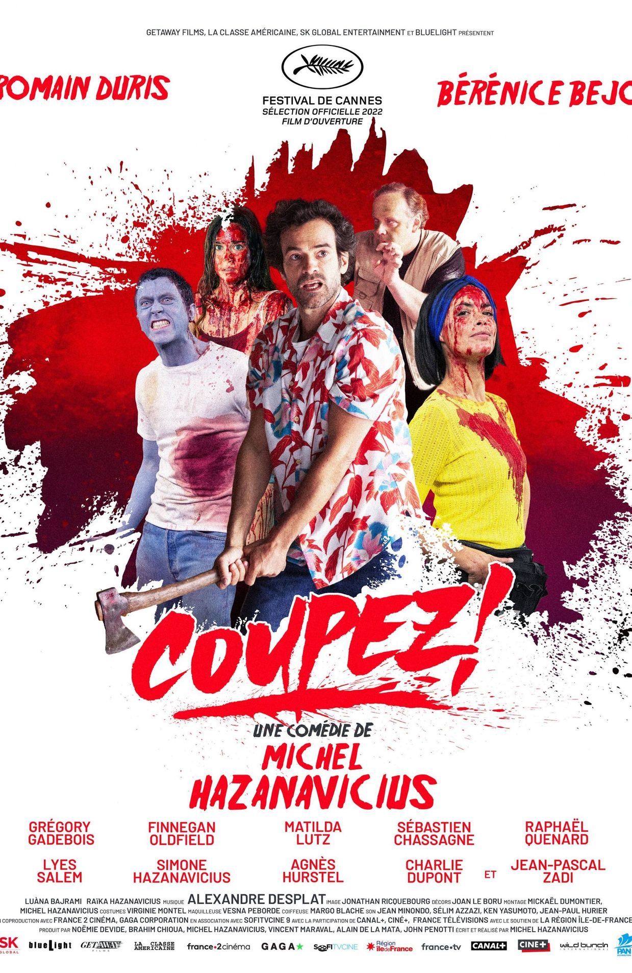 L'affiche de "Coupez!" le film de Michel Hazanavicius en ouverture du festival de Cannes