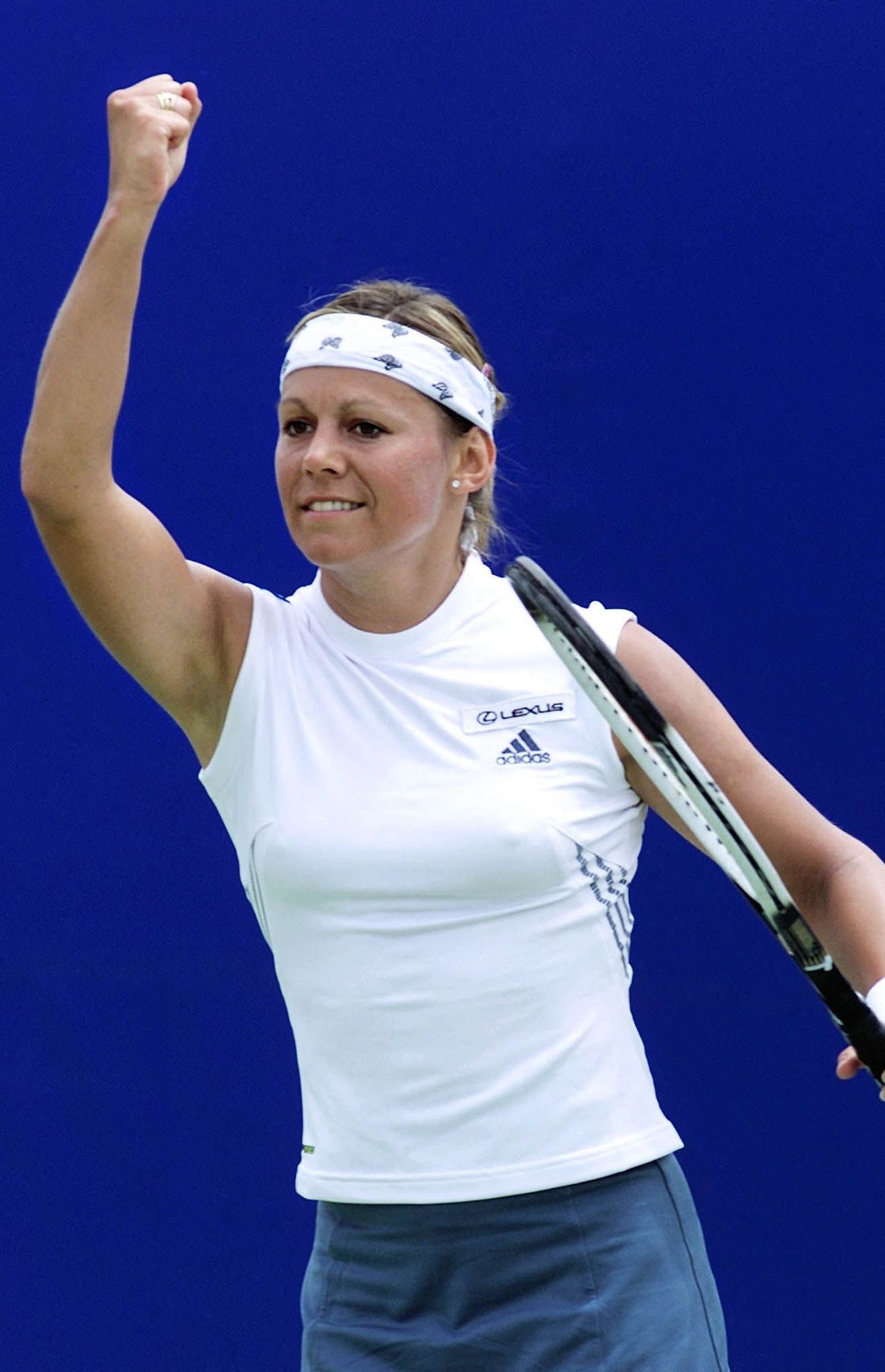 Sabine Appelmans à l'Australian Open, en 2001