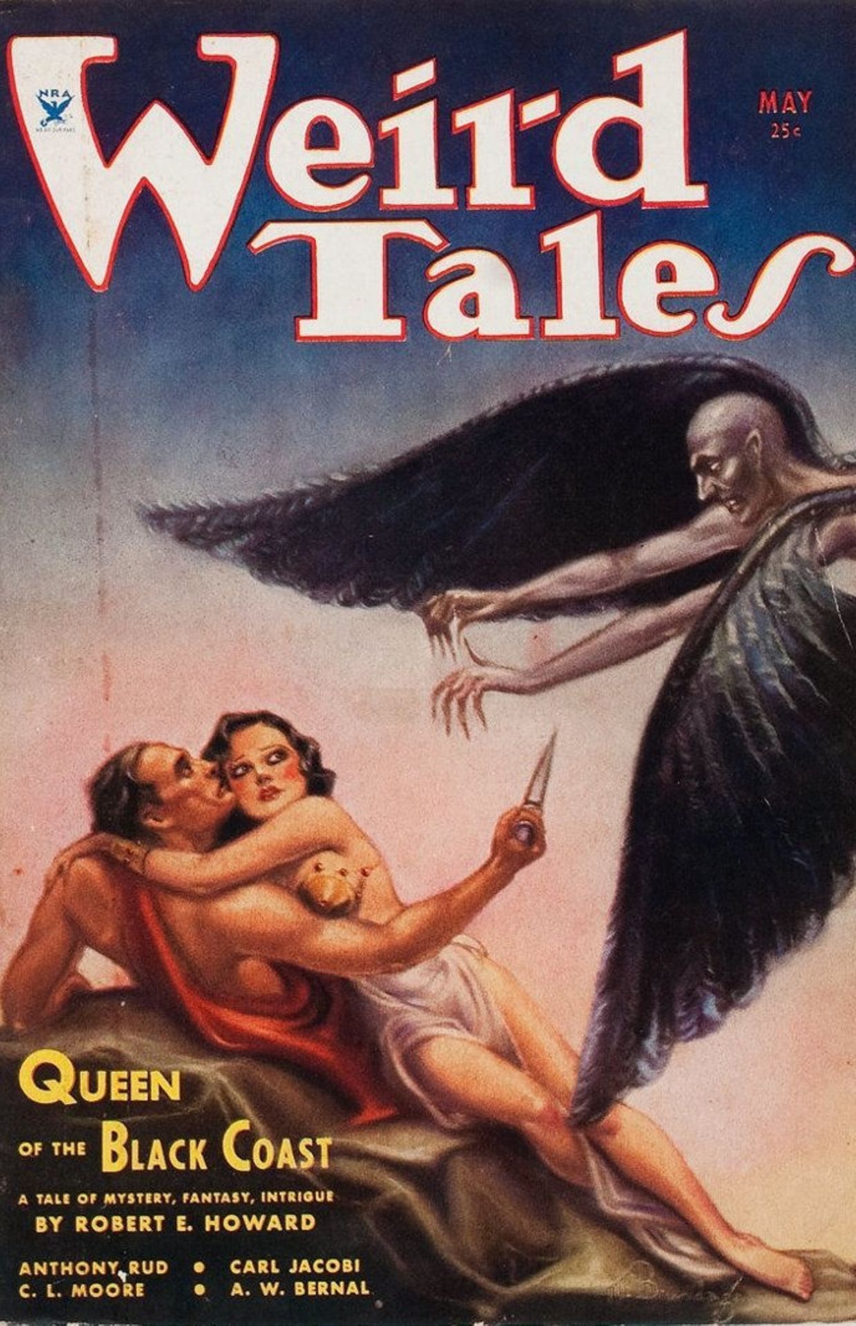"Weird tales" le magazine qui publie les aventures de Conan le Cimmérien de Robert E. Howard