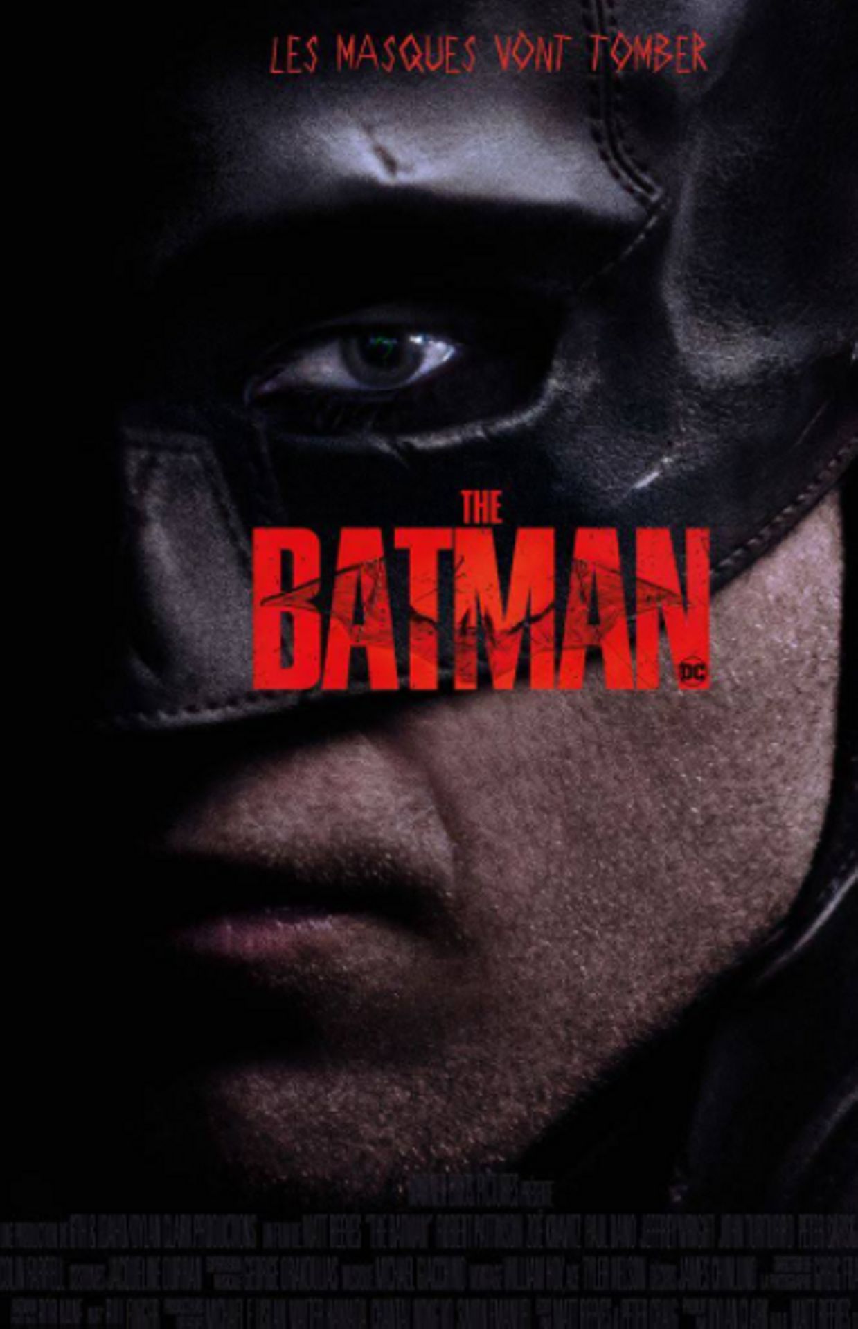 Affiche du film "The Batman" de Matt Reeves. 
