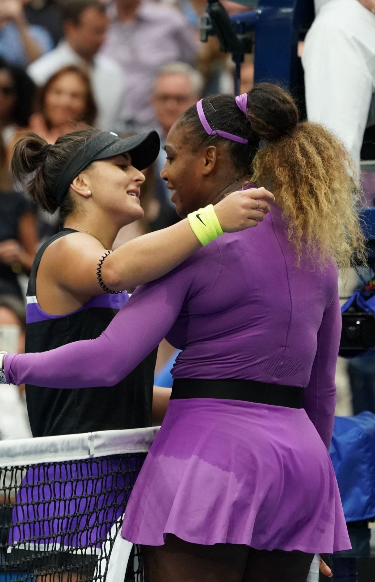 Bianca Andreescu et Serena Williams en finale de l'US Open 2019