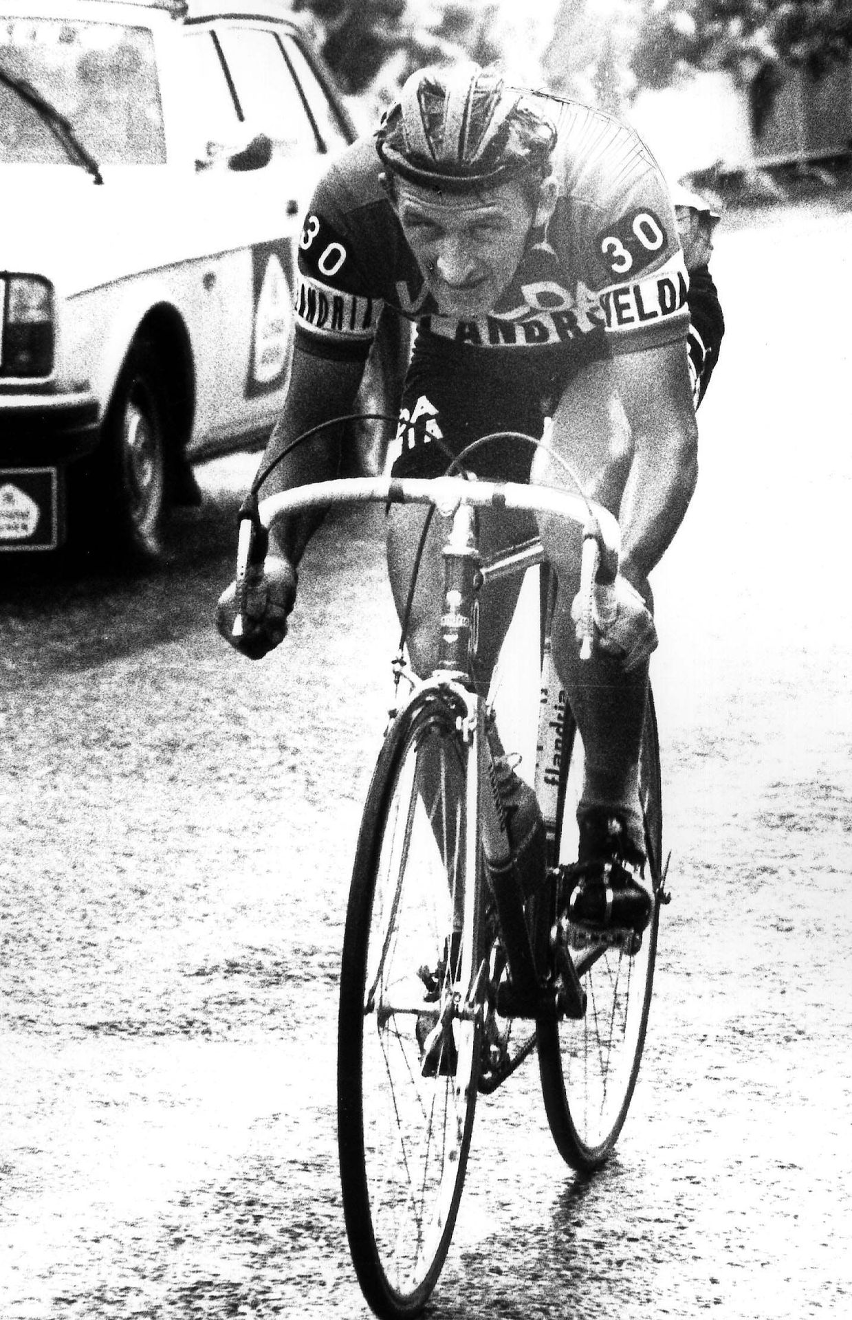 Freddy Maertens avec le maillot de champion de Belgique.