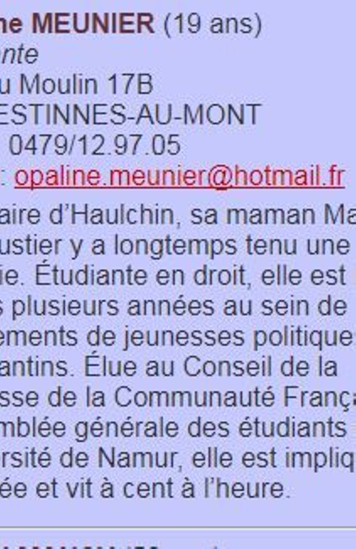 Opaline Meunier: "Tant que l'on aura une majorité absolue à Mons, il ne pourra pas y avoir de pluralisme"