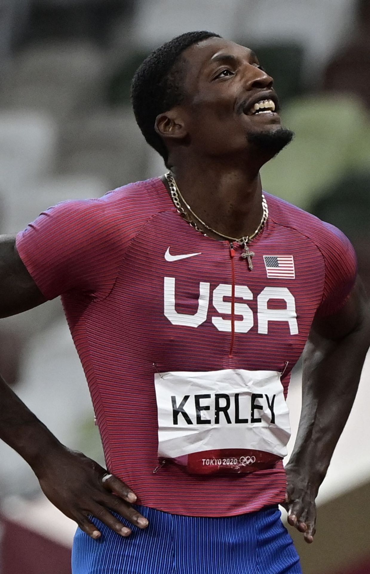 Fred Kerley, sprinteur américain.