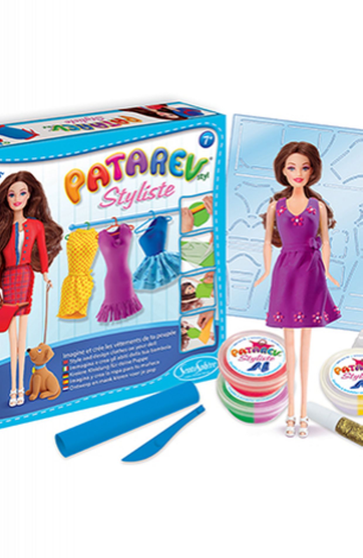 Poupée pâte sale à modeler