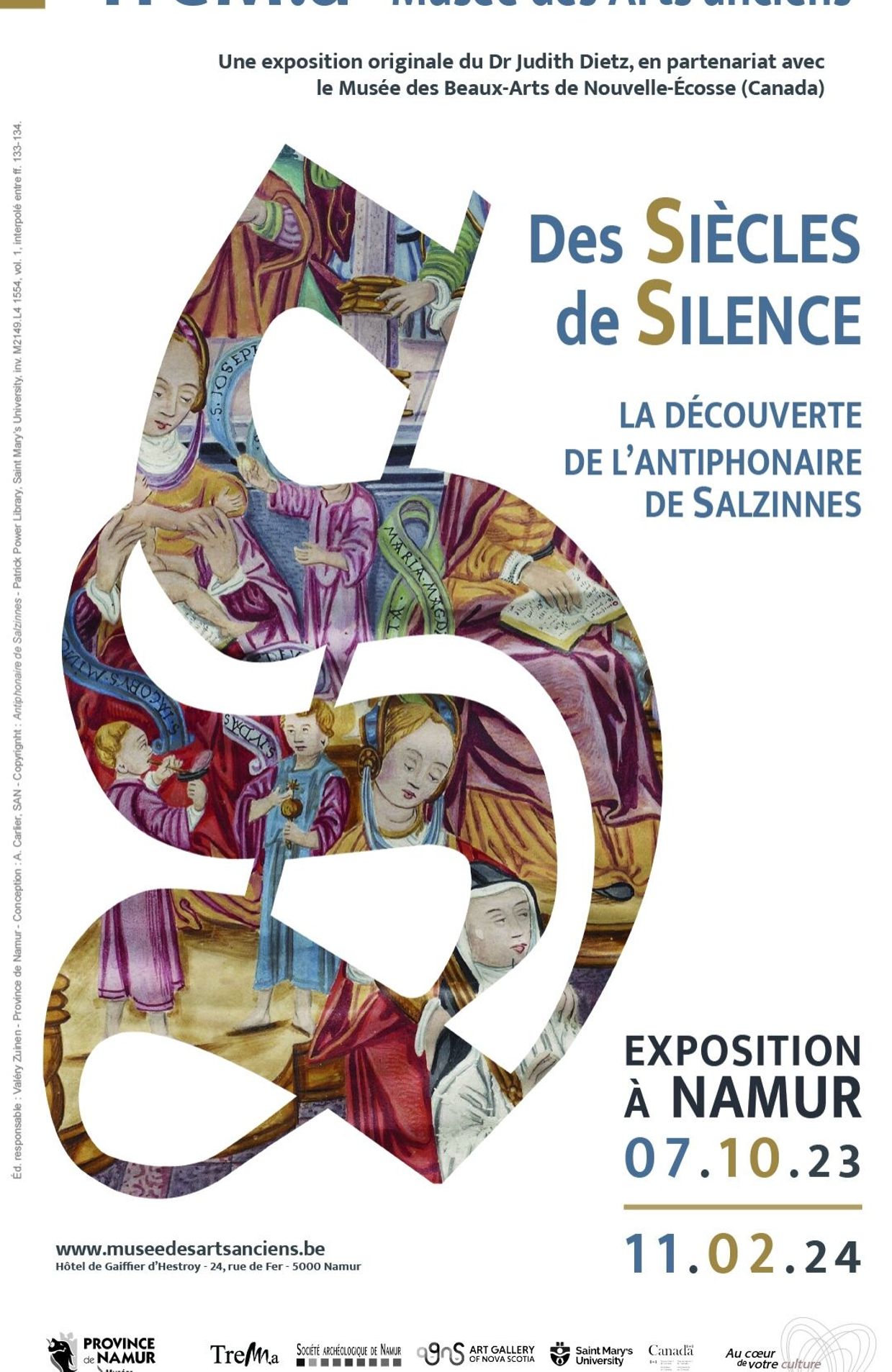 Expo au TreM. A à Namur : Des siècles de silence. La découverte de l’antiphonaire de Salzinnes
