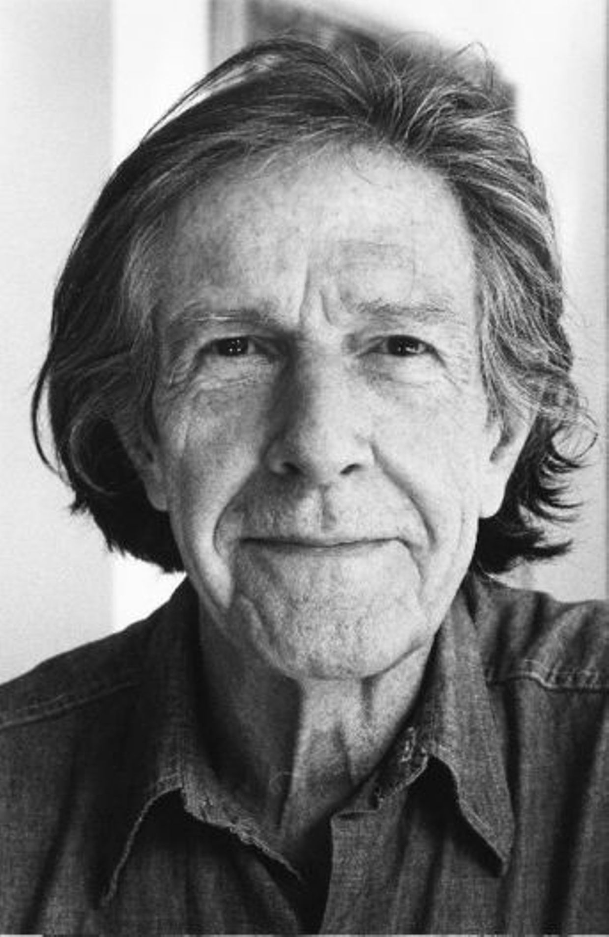 Portrait du musicien et auteur John Cage, New York, New York, 1985. 
