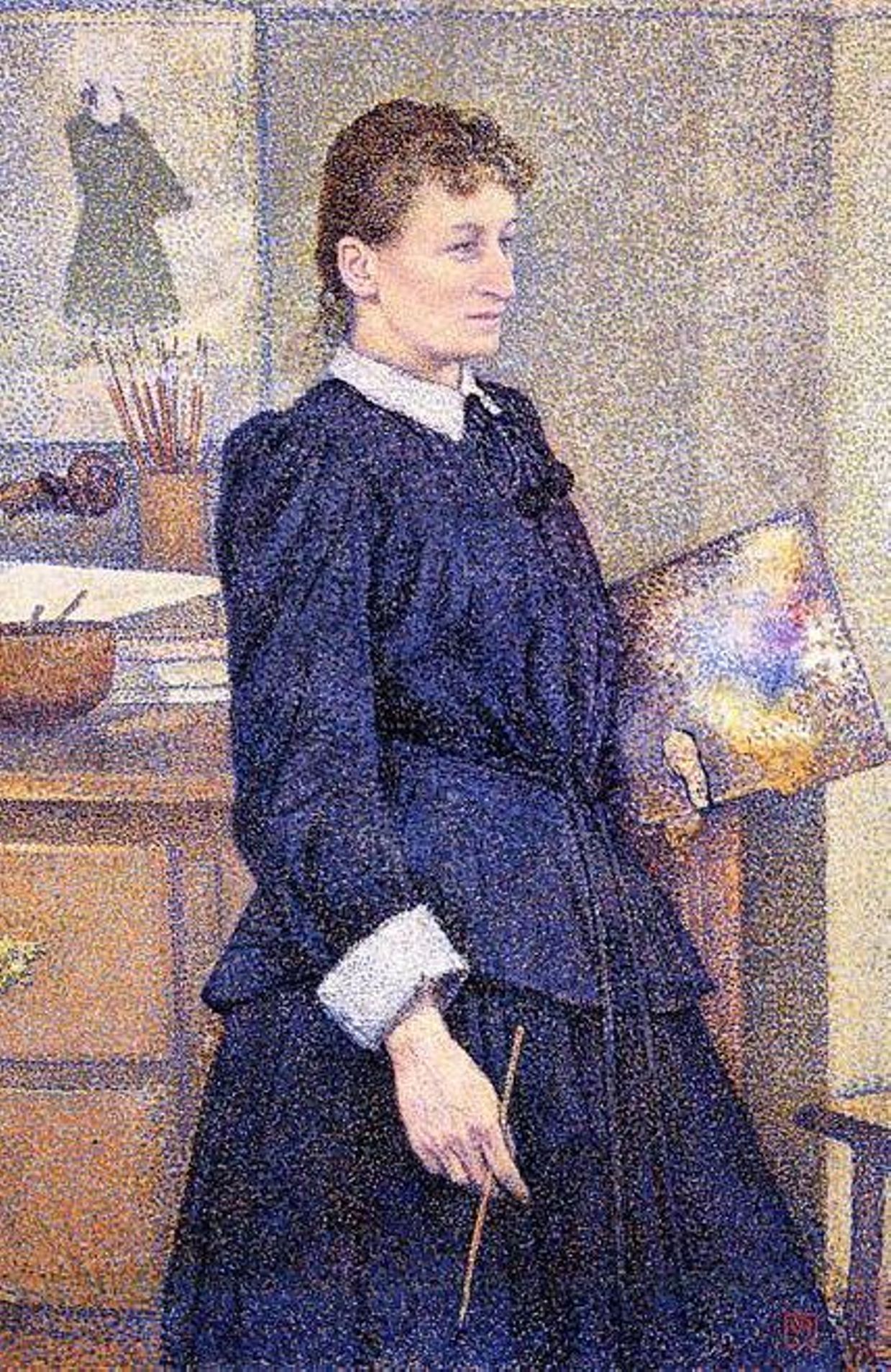 Anna Boch dans son atelier, 1893 (Theo van Rysselberghe) 