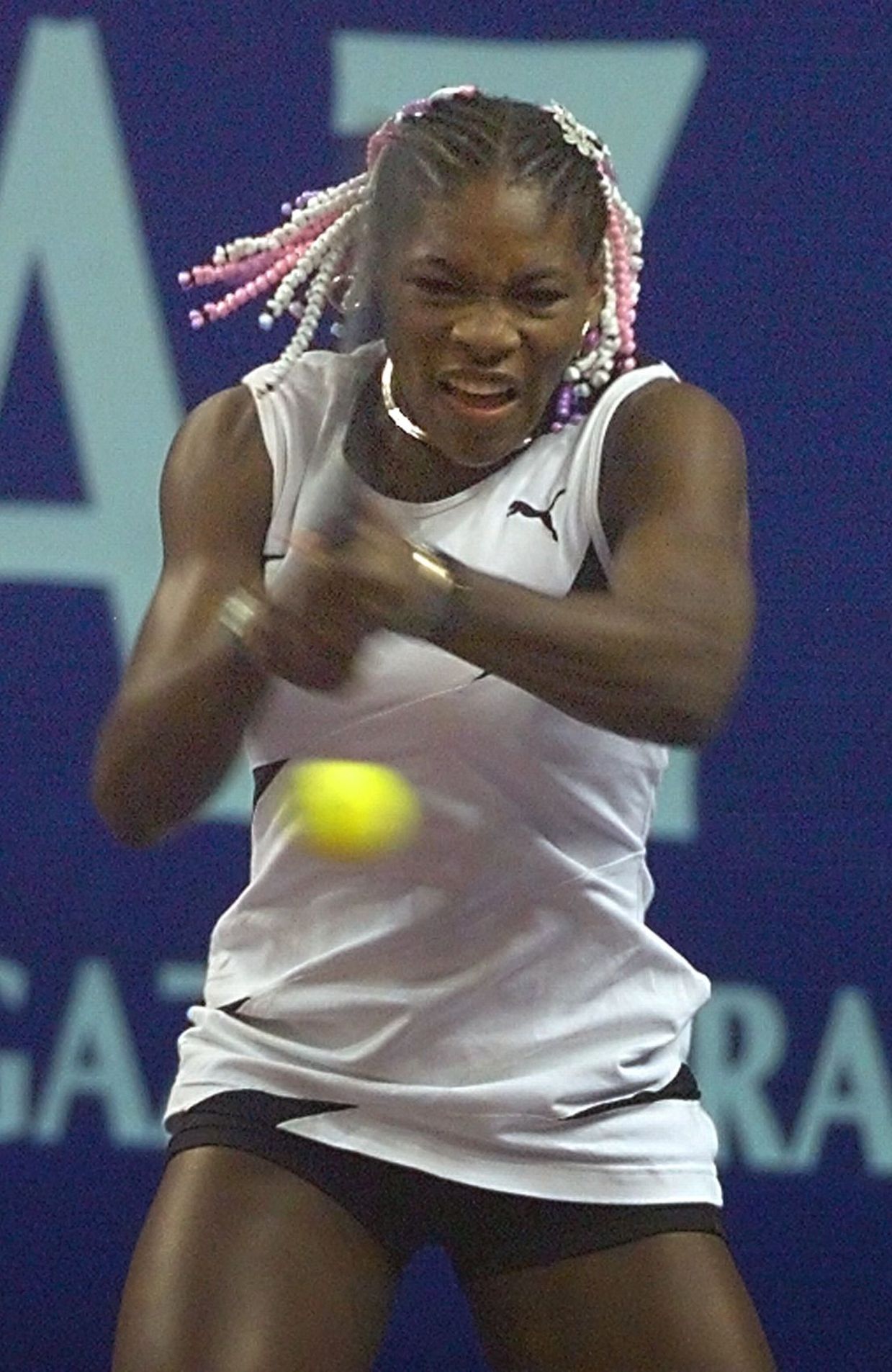 Une grande puissance, dès le début de carrière de Serena Williams