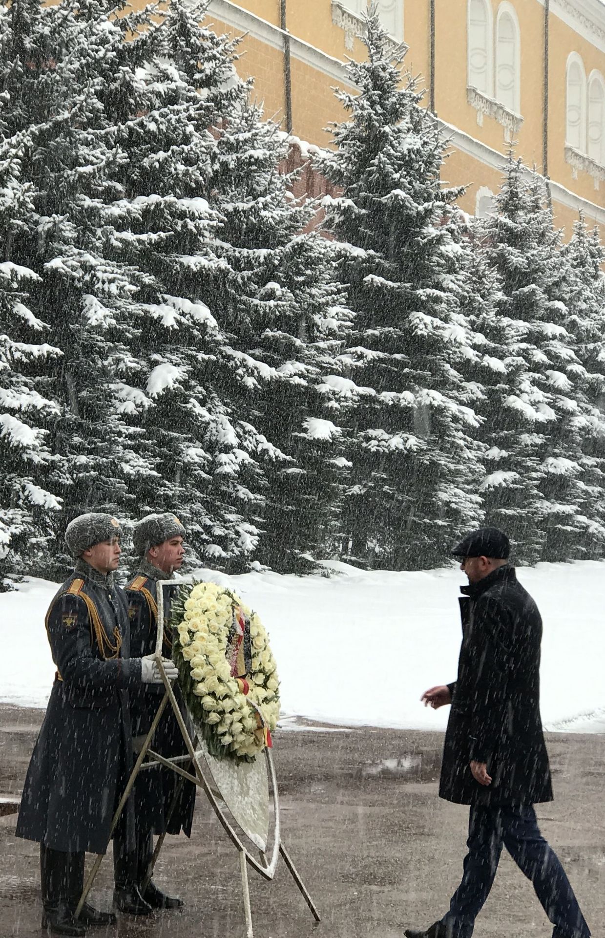 Charles Michel s'est rendu sur la tombe du soldat inconnu en Moscou ce mardi 30 janvier 2017