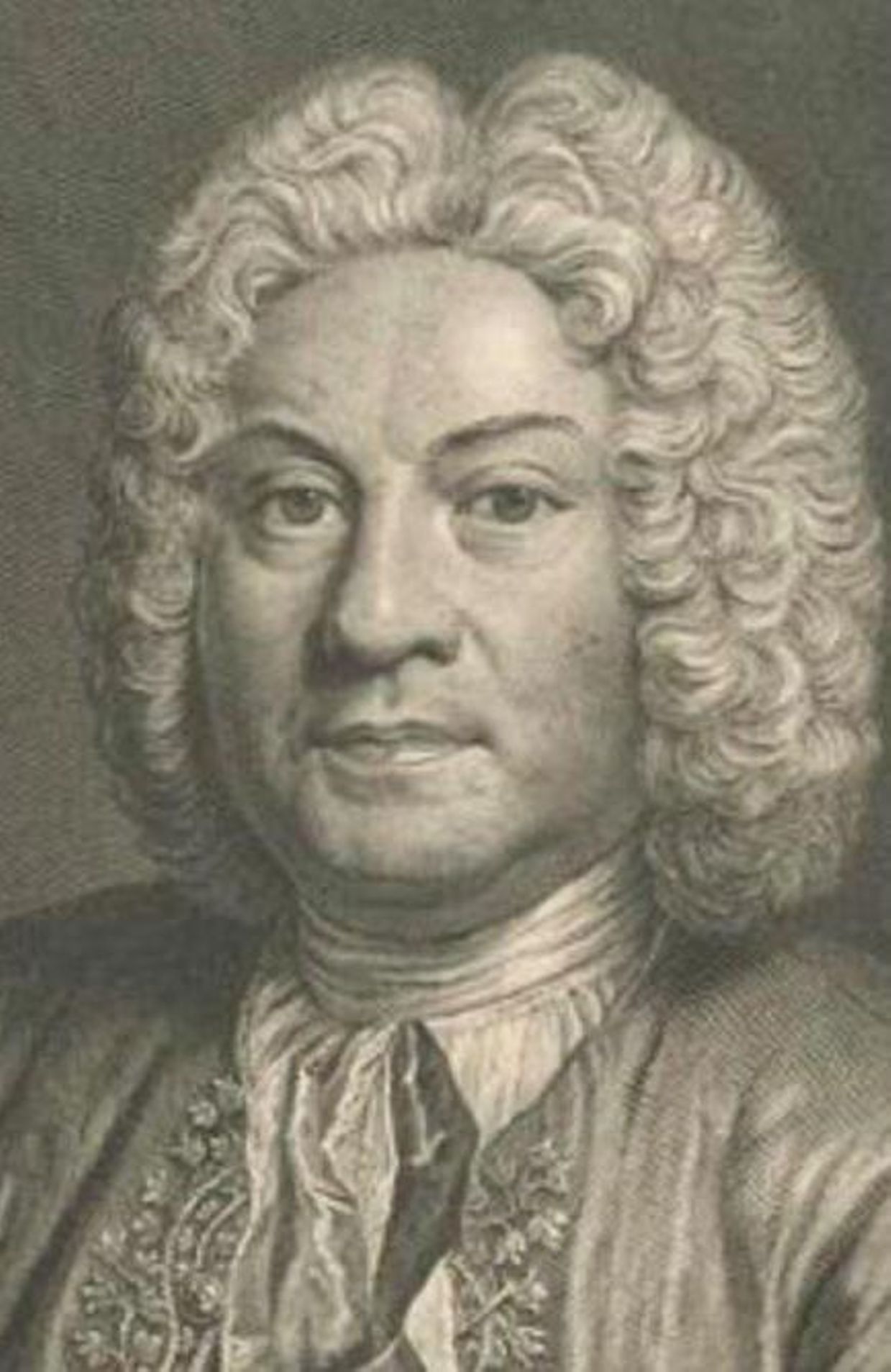 François Couperin, gravure de Jean-Jacques Flipart (1735), d'après André Bouys