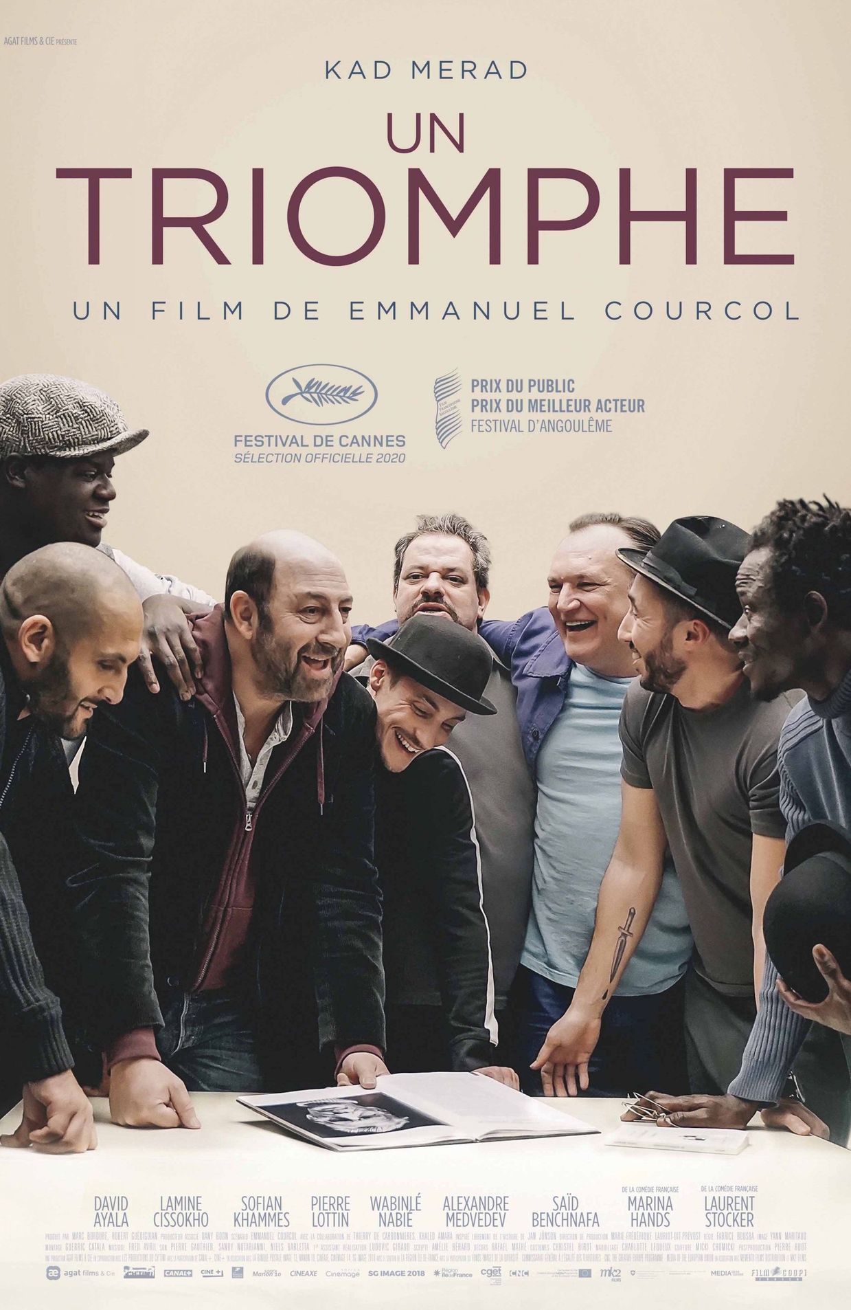 L'affiche du film "Un triomphe"