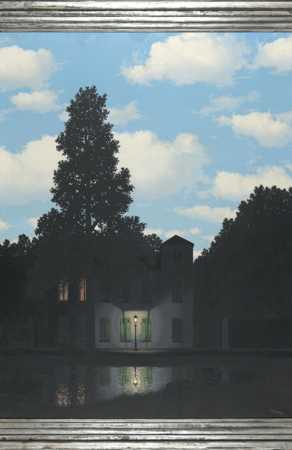 René Magritte, L’empire des lumières, 1954, huile sur toile, inv. 6715, MRBAB, Bruxelles, photo : J.Geleyns / Ro scan