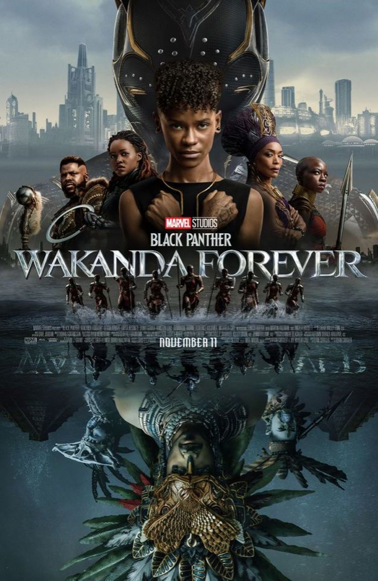L'affiche de Black Panther : Wakanda forever