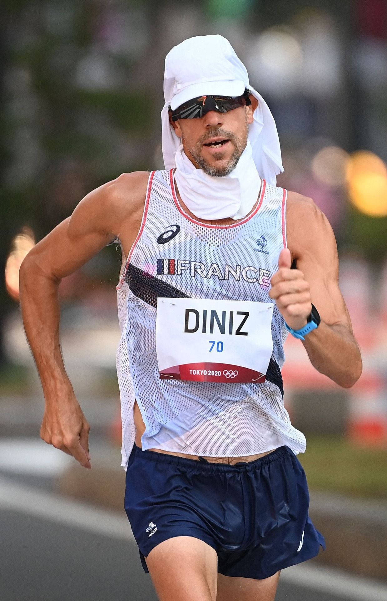 Yohann Diniz lors du 50km marche. 