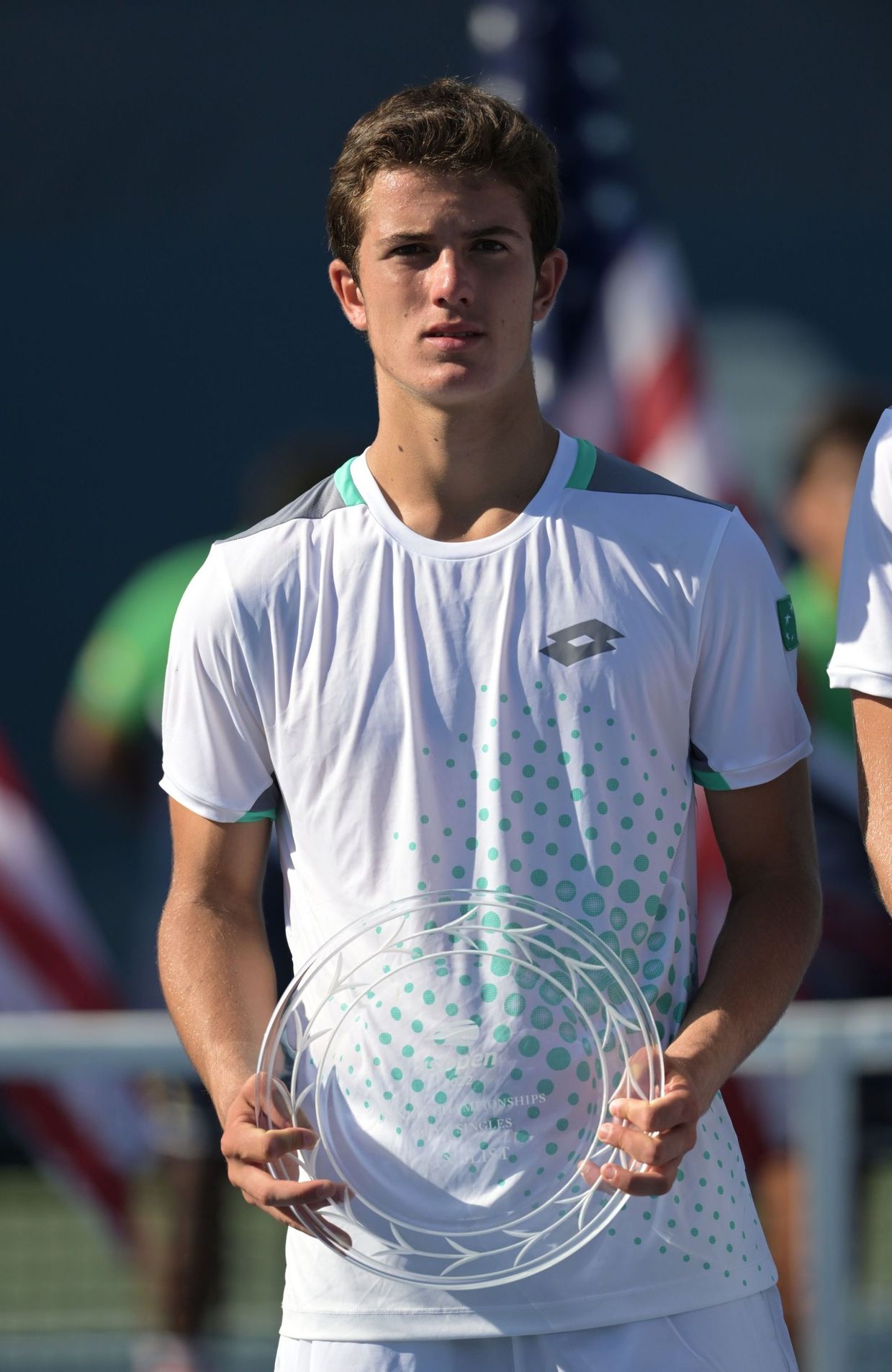 Gilles-Arnaud Bailly, récent finaliste de l'US Open, chez les juniors