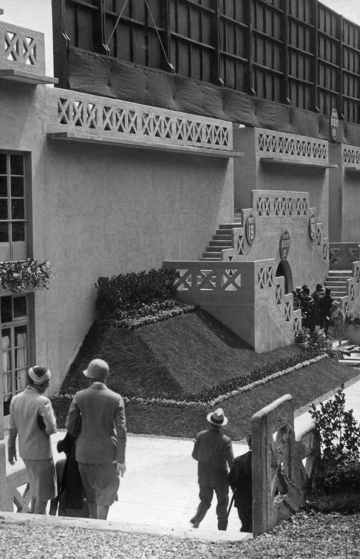 A Roland-Garros, dans les années 1930