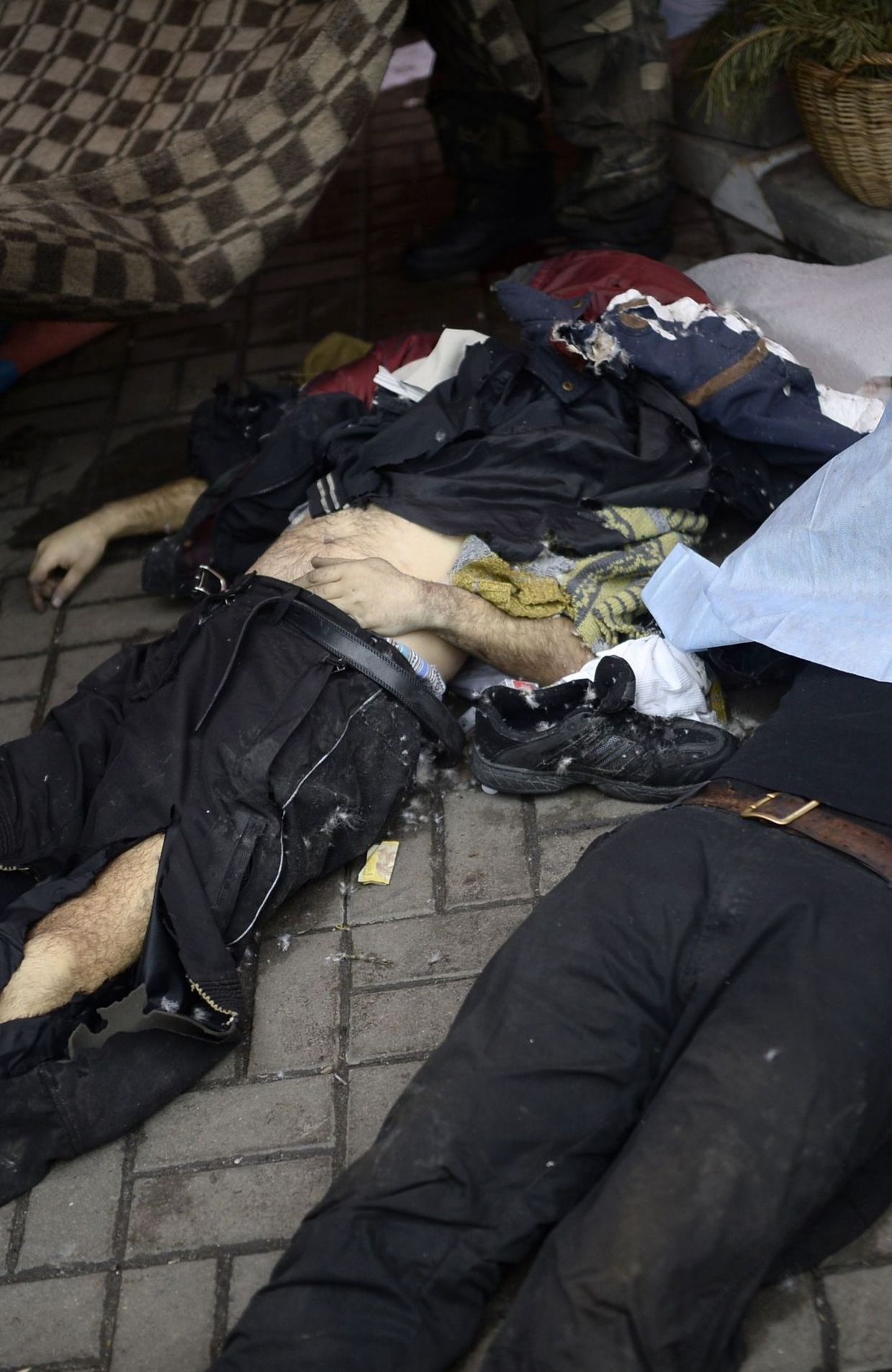 Des cadavres au centre de la capitale, Kiev