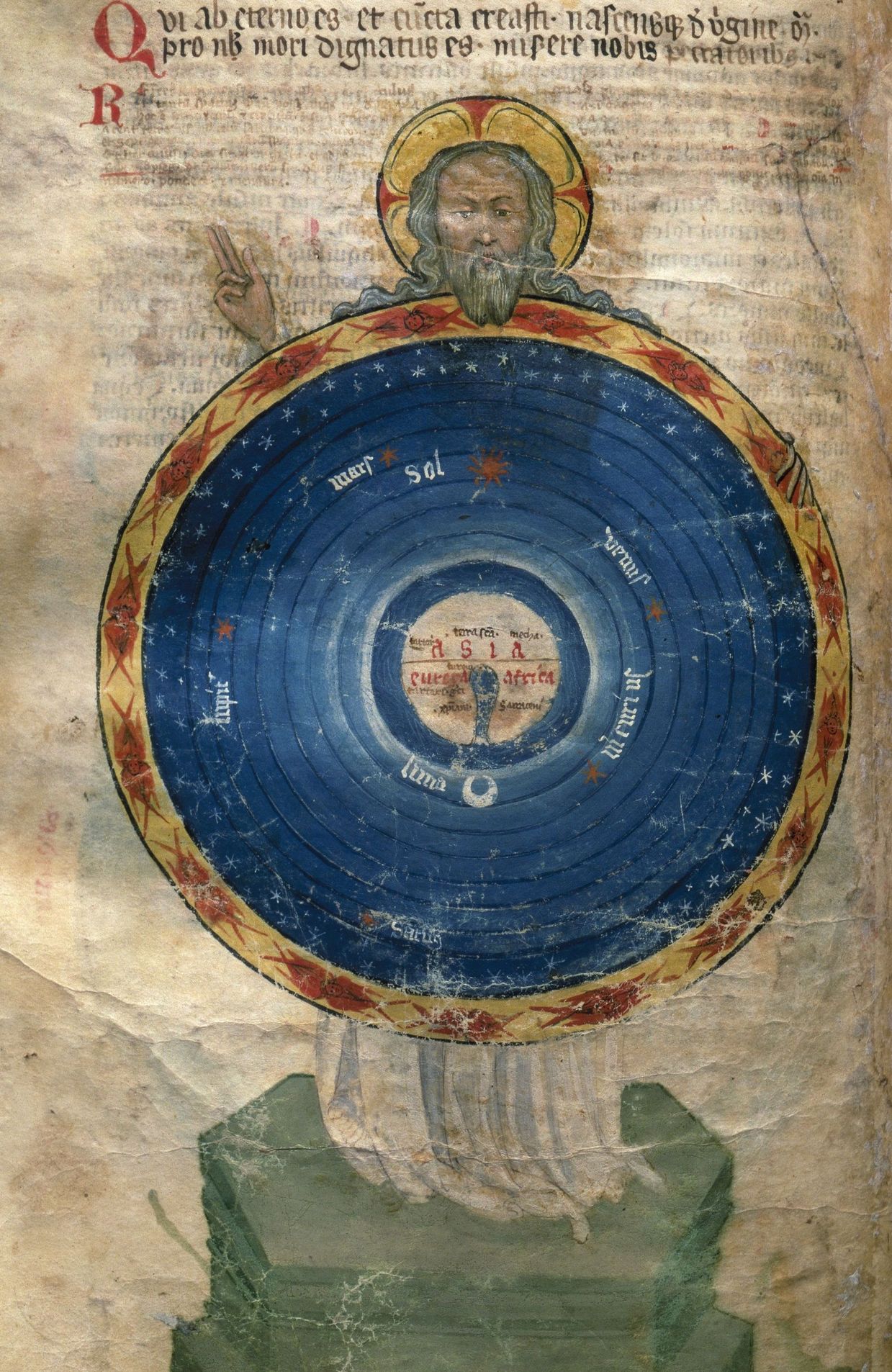 L’Univers et son Créateur, Folio 68 vr. du Livre Vermeil