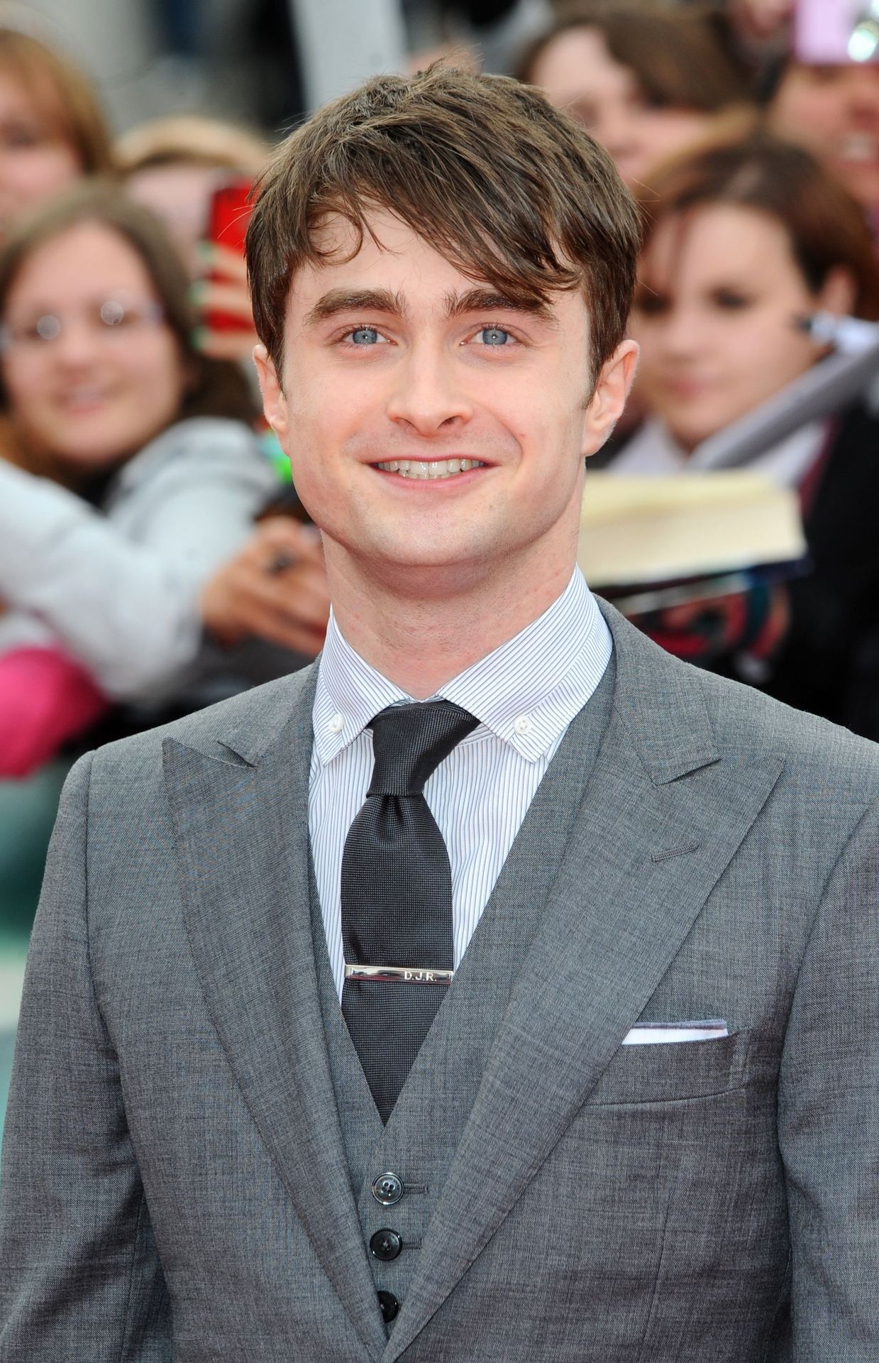 L'acteur Daniel Radcliffe lors de la sortie du film "Harry Potter et les Reliques de la mort", partie 2. 