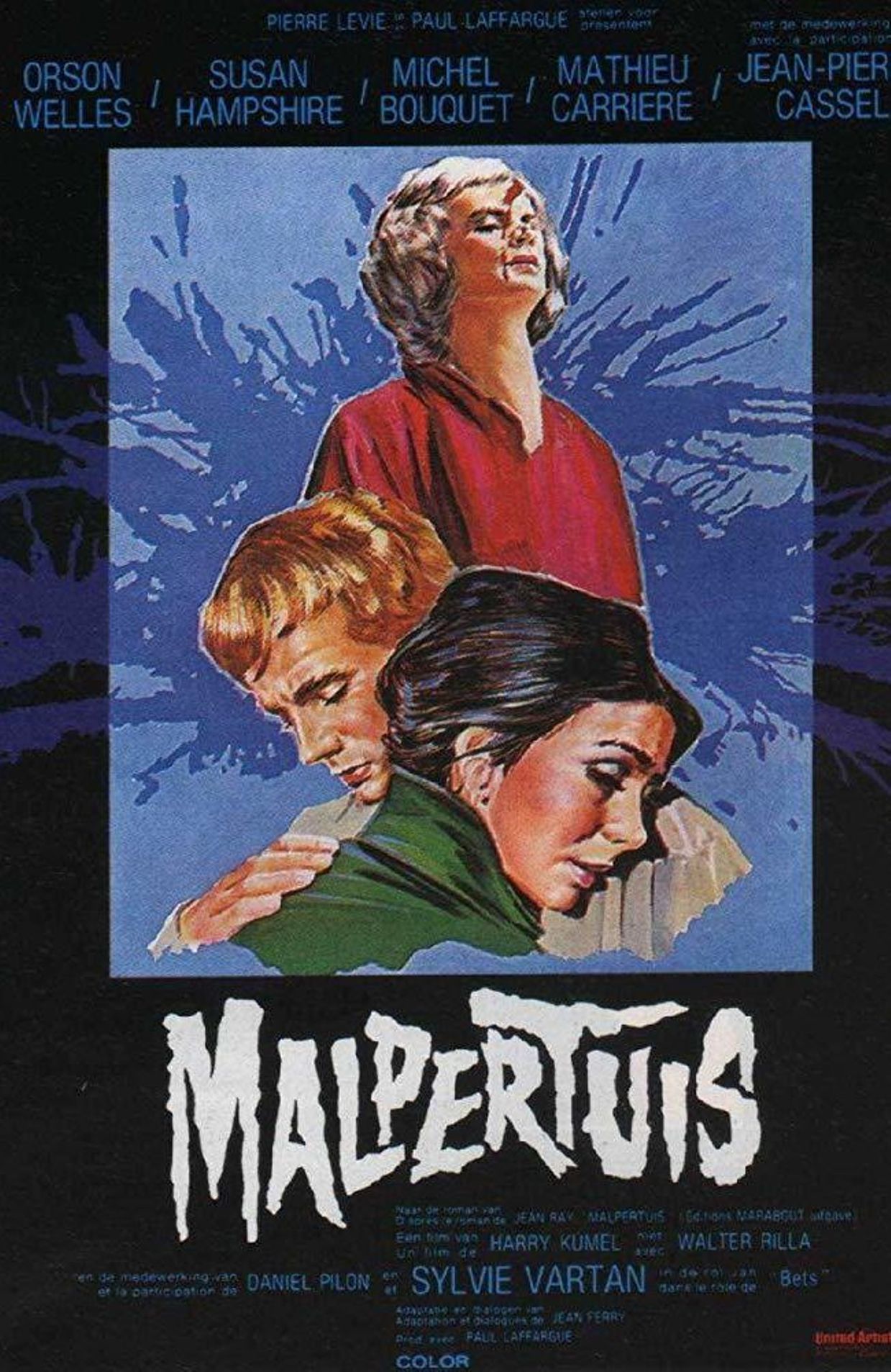 Affiche du film "Malpertuis" de Harry Kümel, en 1971