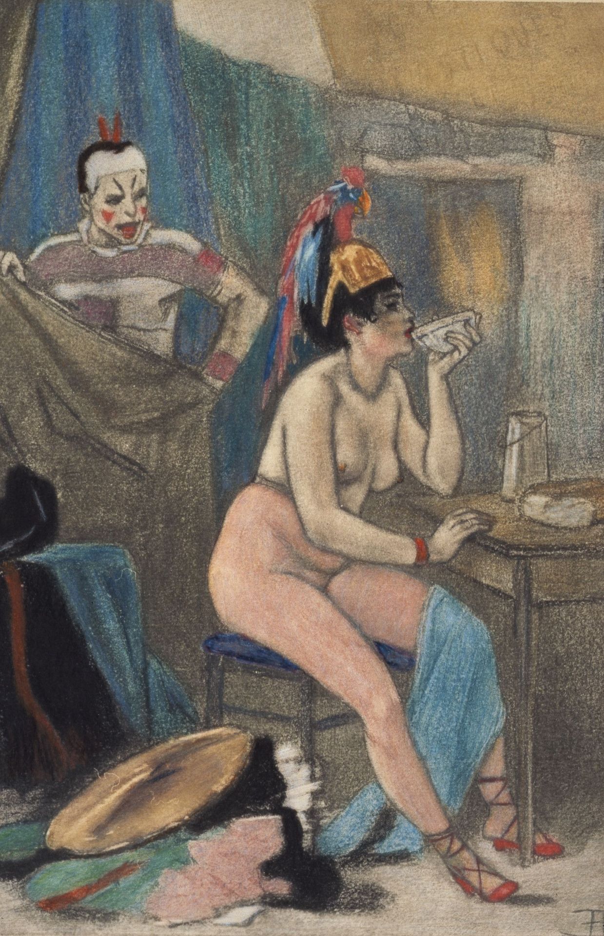 Félicien Rops, L'Entracte de Minerve. Série des Cent légers croquis, 1878-1881