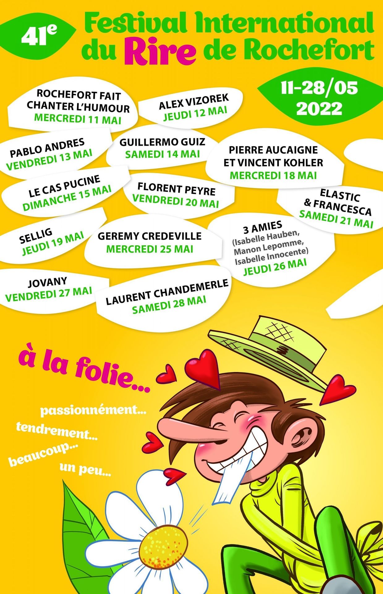 FIRR - Festival International du Rire de Rochefort - l'affiche