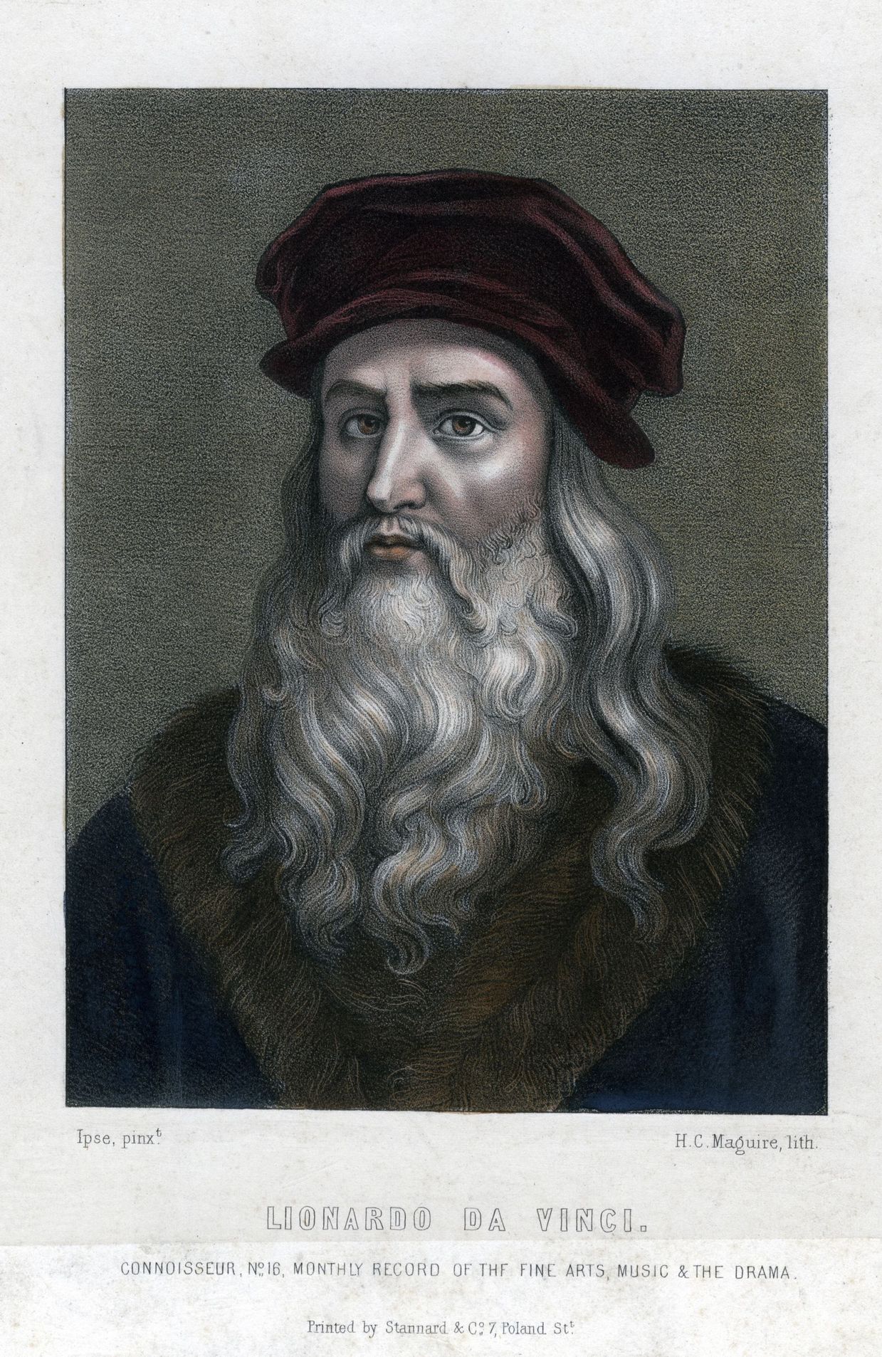 Leonardo da Vinci, (1452-1519).H C Maguire