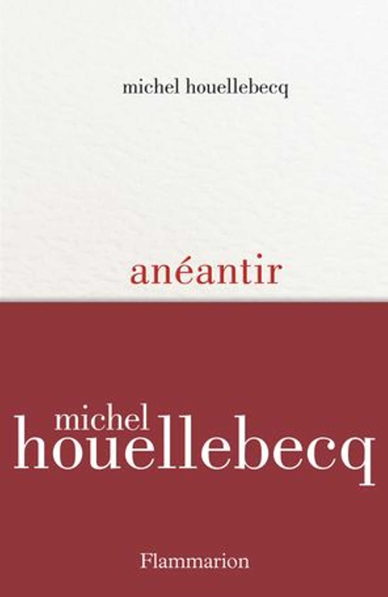 "anéantir" de Michel Houellebecq à paraître le 7 janvier