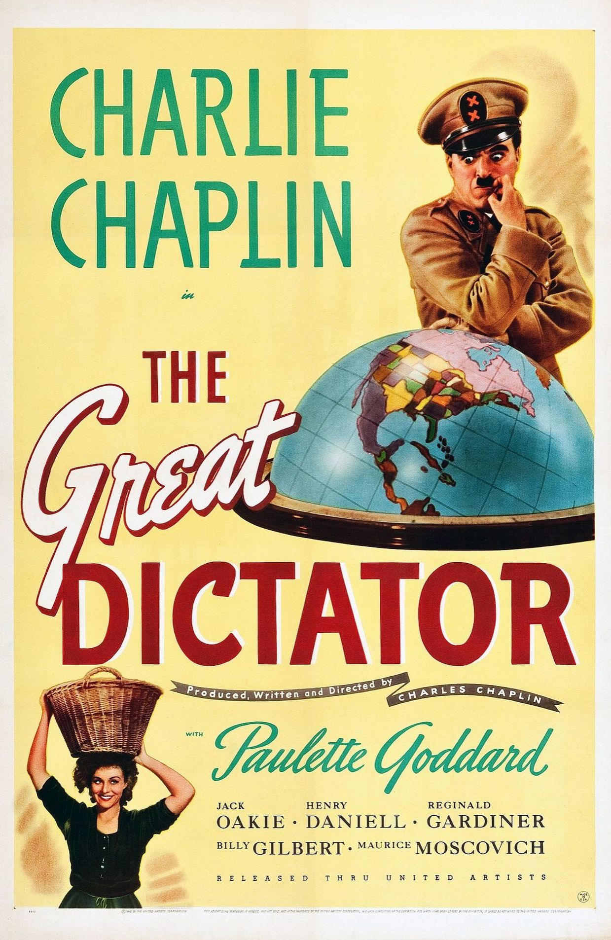 Affiche du film The Great Dictator, 1940