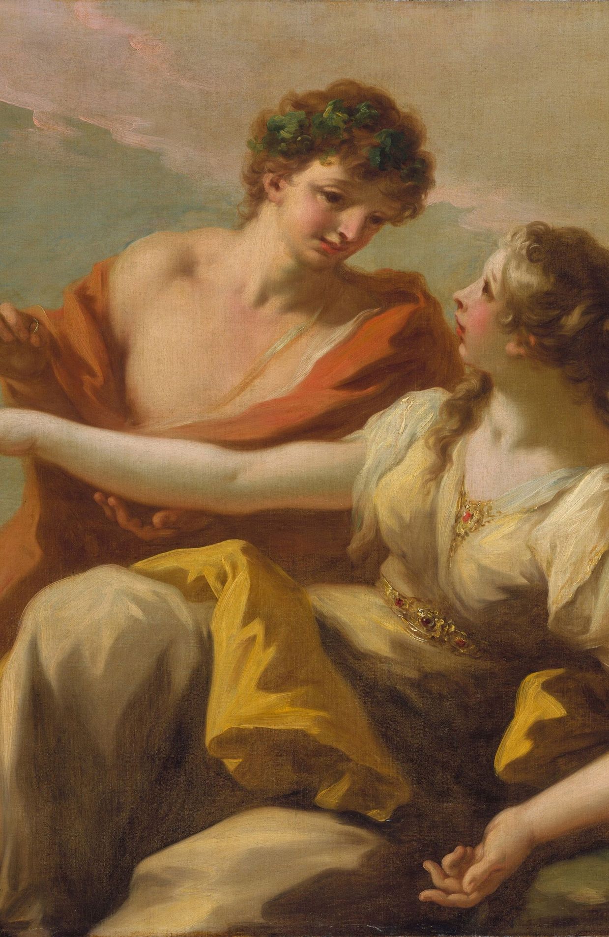 Ariane et Dionysos, peinture de Giovanni Antonio Pellegrini 