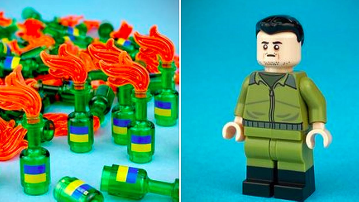 Des habitants d'Ypres recréent un cimetière de la Première Guerre mondiale  en Lego 