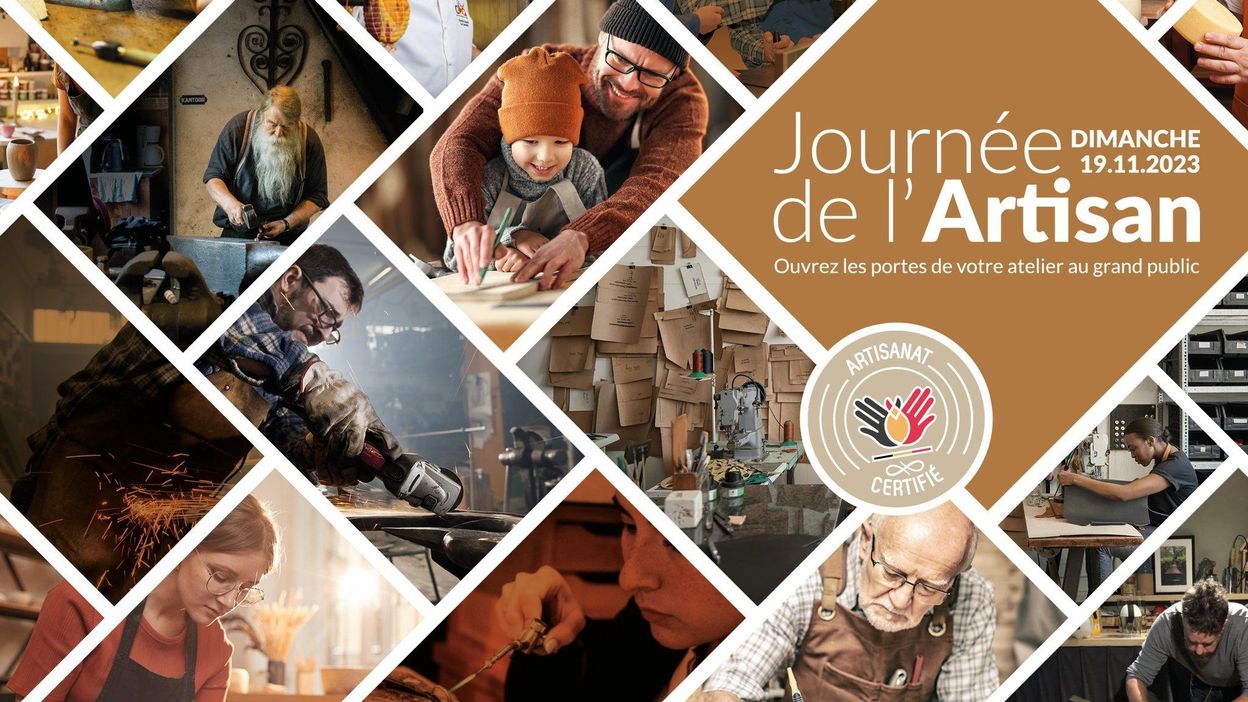 La Journée de l'Artisan, l'occasion de faire découvrir son savoir-faire au  public - rtbf.be
