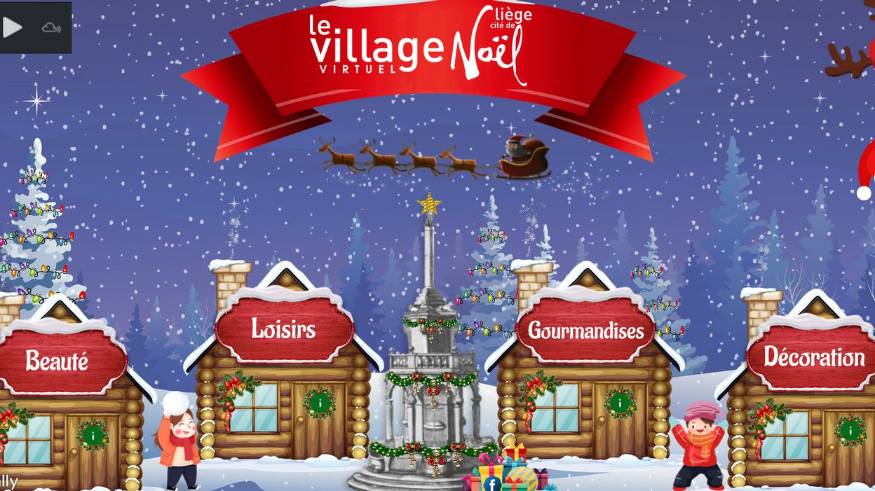 Liège: le marché de Noël virtuel est ouvert