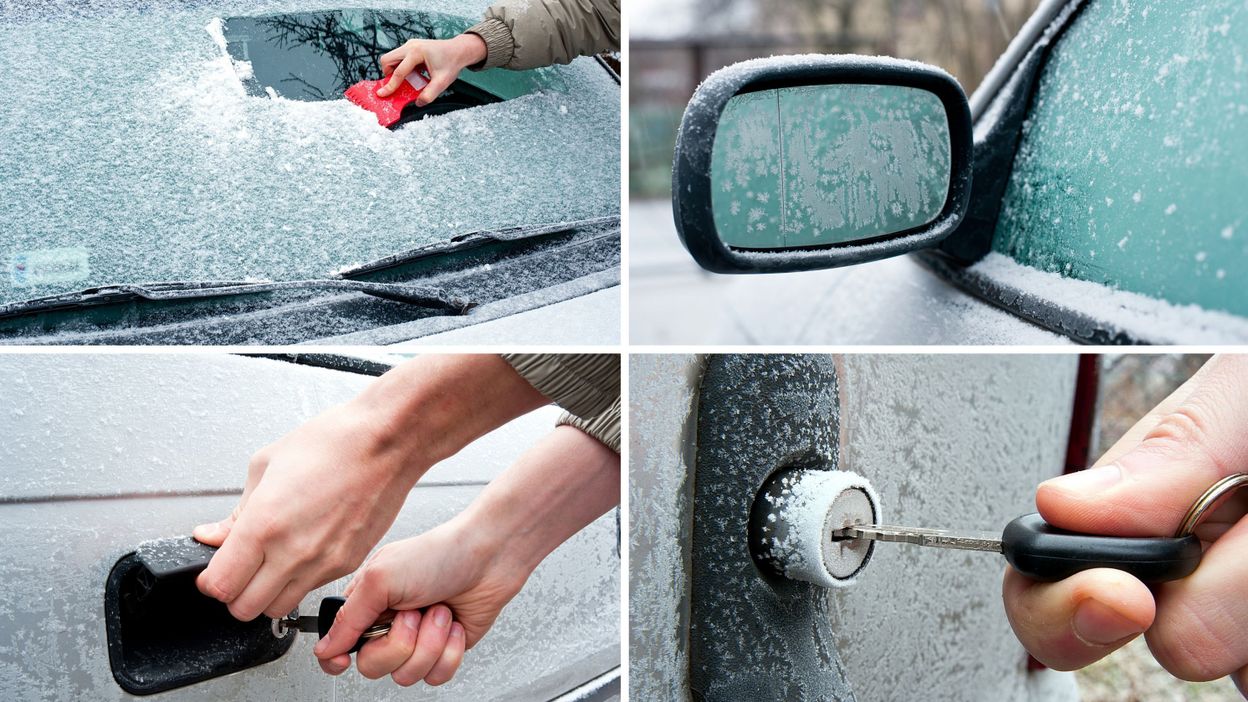 Serrure bloquée, porte collée: des solutions aux soucis causés par le gel à  votre voiture 