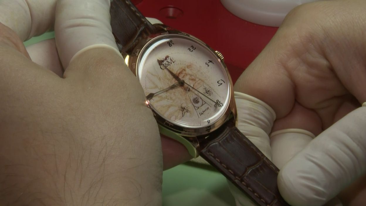 Une montre pour les 500 ans de la mort de Leonard de Vinci