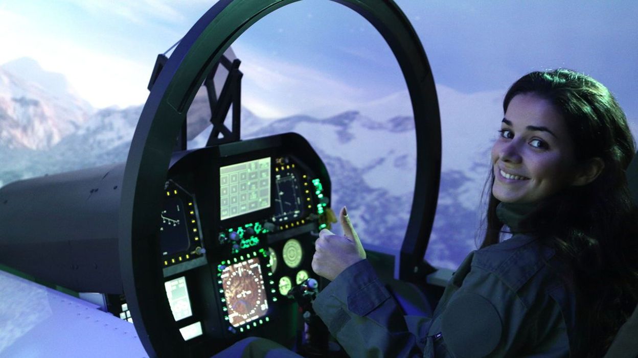 cockpit f16 simulateur