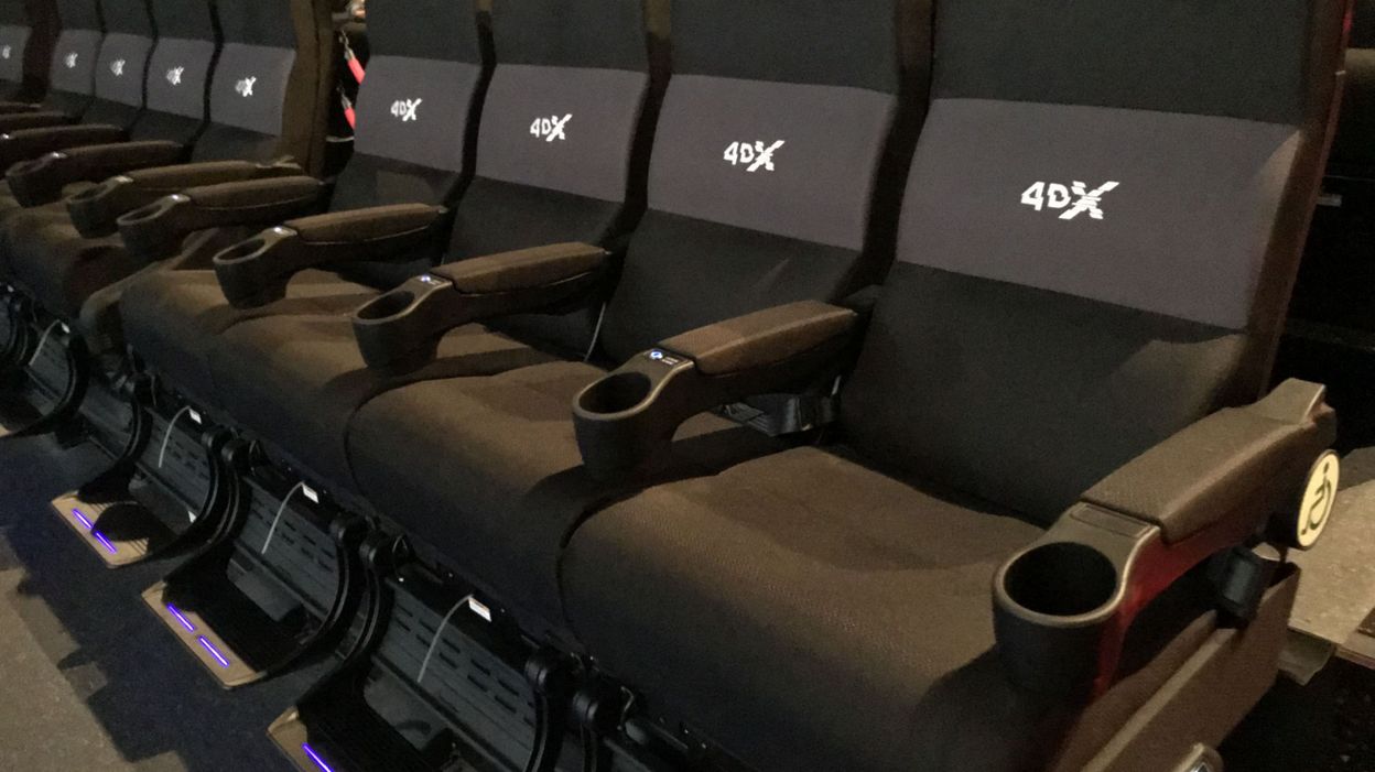 Expérience unique en Wallonie, le cinéma Pathé ouvre une salle 4DX à ...