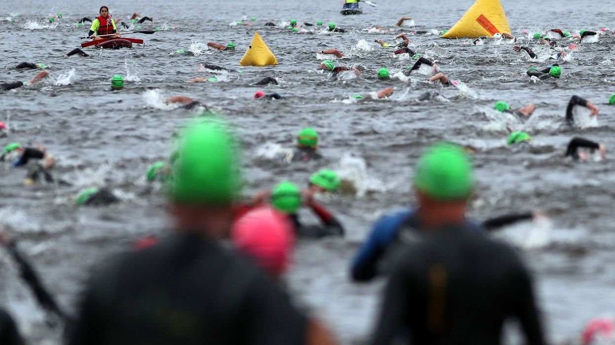 Un Ironman aux lacs de l'Eau d'Heure en 2020 RTBF Actus
