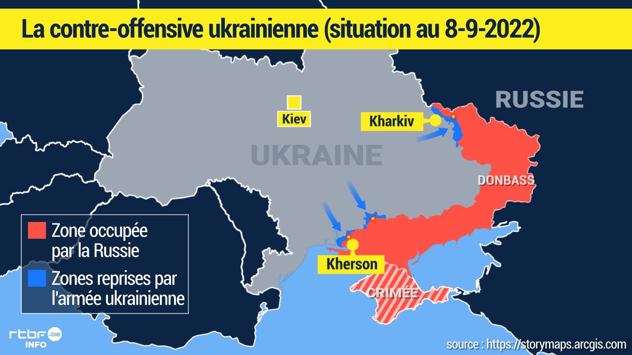 Guerre En Ukraine Les Russes En Difficulté Face à La Contre Offensive