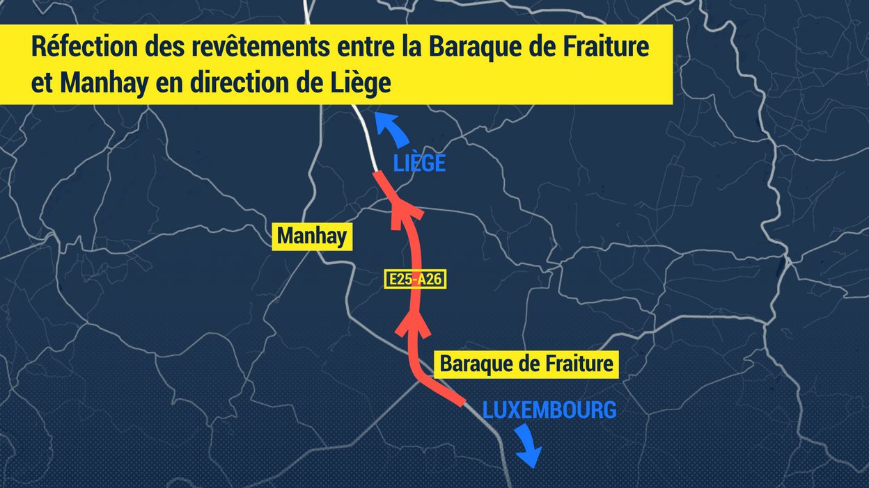 E411 ce chantier perturbera votre circulation jusqu'à fin 2024 RTBF