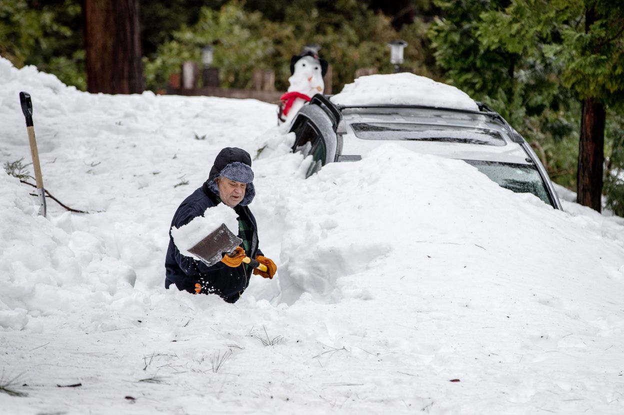 USA : les images impressionnantes de la tempête de neige et les ...