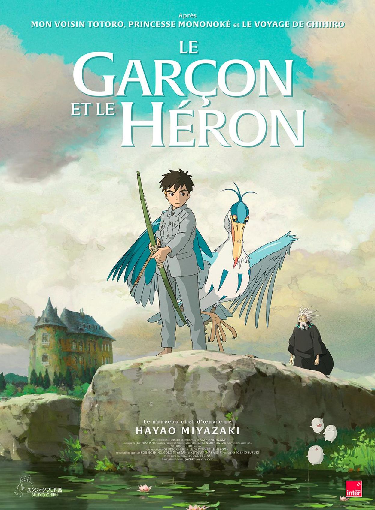 Storyboard original Ghibli Le Garçon et le héron Comment vivez-vous Livre  d'art peinture japonaise Cadeau Anime Studio Ghibli -  France