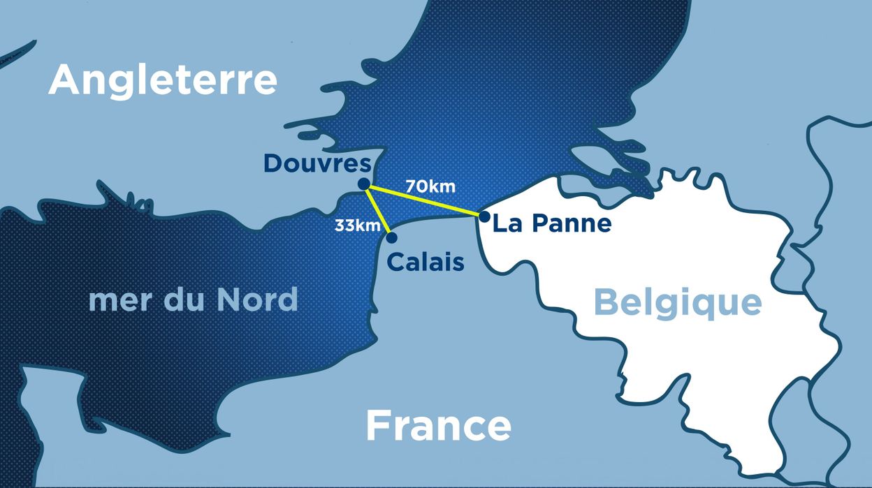Combien De Km Entre Calais Et Douvres Naufrage d'une embarcation de migrants à La Panne : la prise de risque est 'folle' - rtbf.be