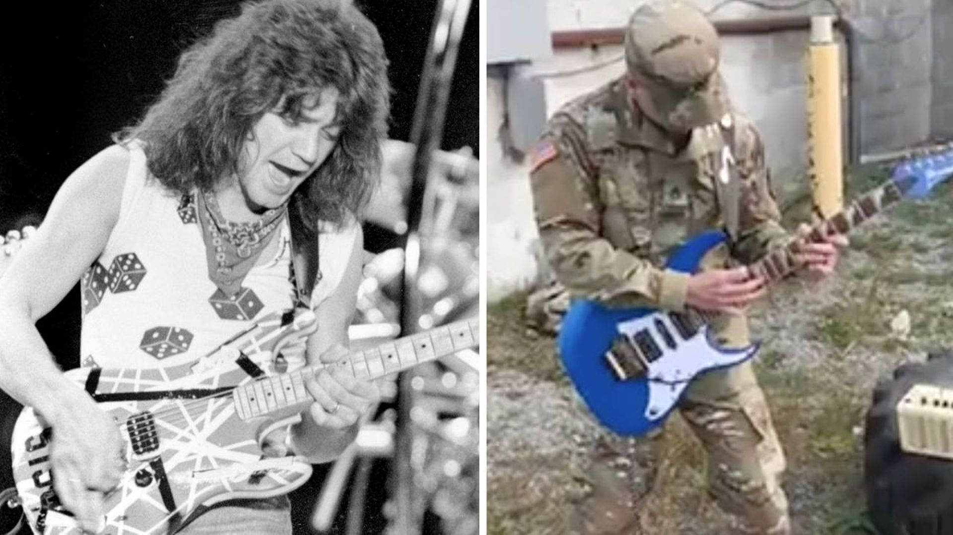 Van Halen : un militaire américain rend un hommage remarqué à Eddie Van Halen