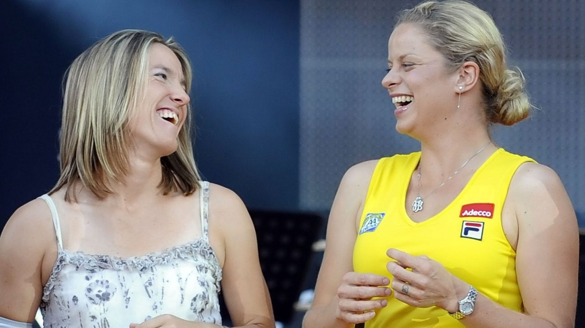 Justine Henin et Kim Clijsters