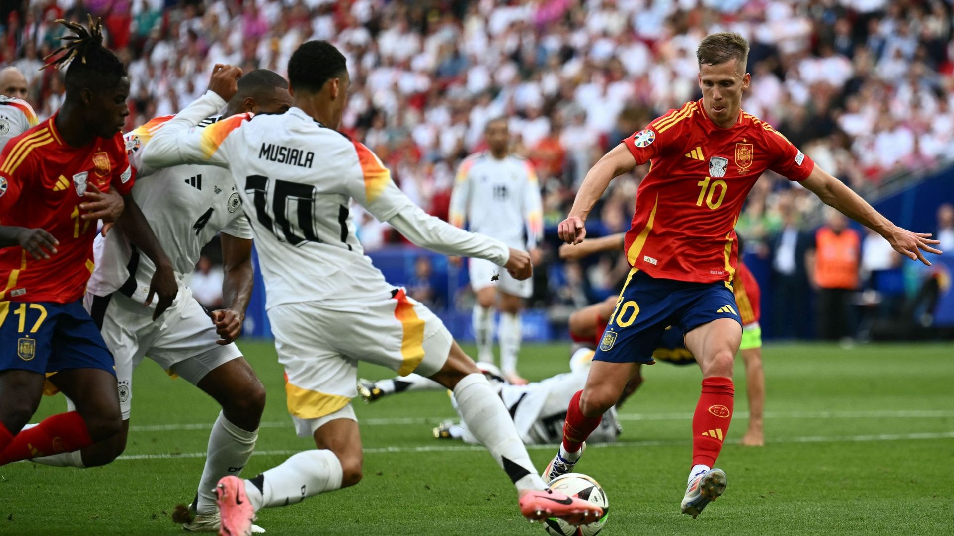 Spain – Germany: A hero from the bench, Dani Olmo opens the scoring for La Roja