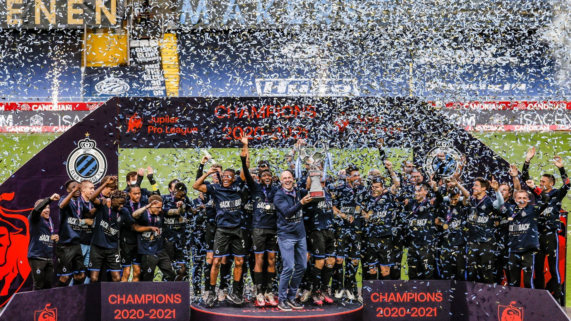 Qui succédera au FC Bruges, champion 2020-2021, à l'issue des Champions' play-offs ?