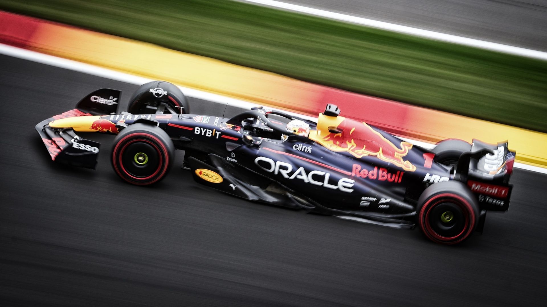 F1 Belgique : Max Verstappen (Red Bull) à Spa-Francorchamps
