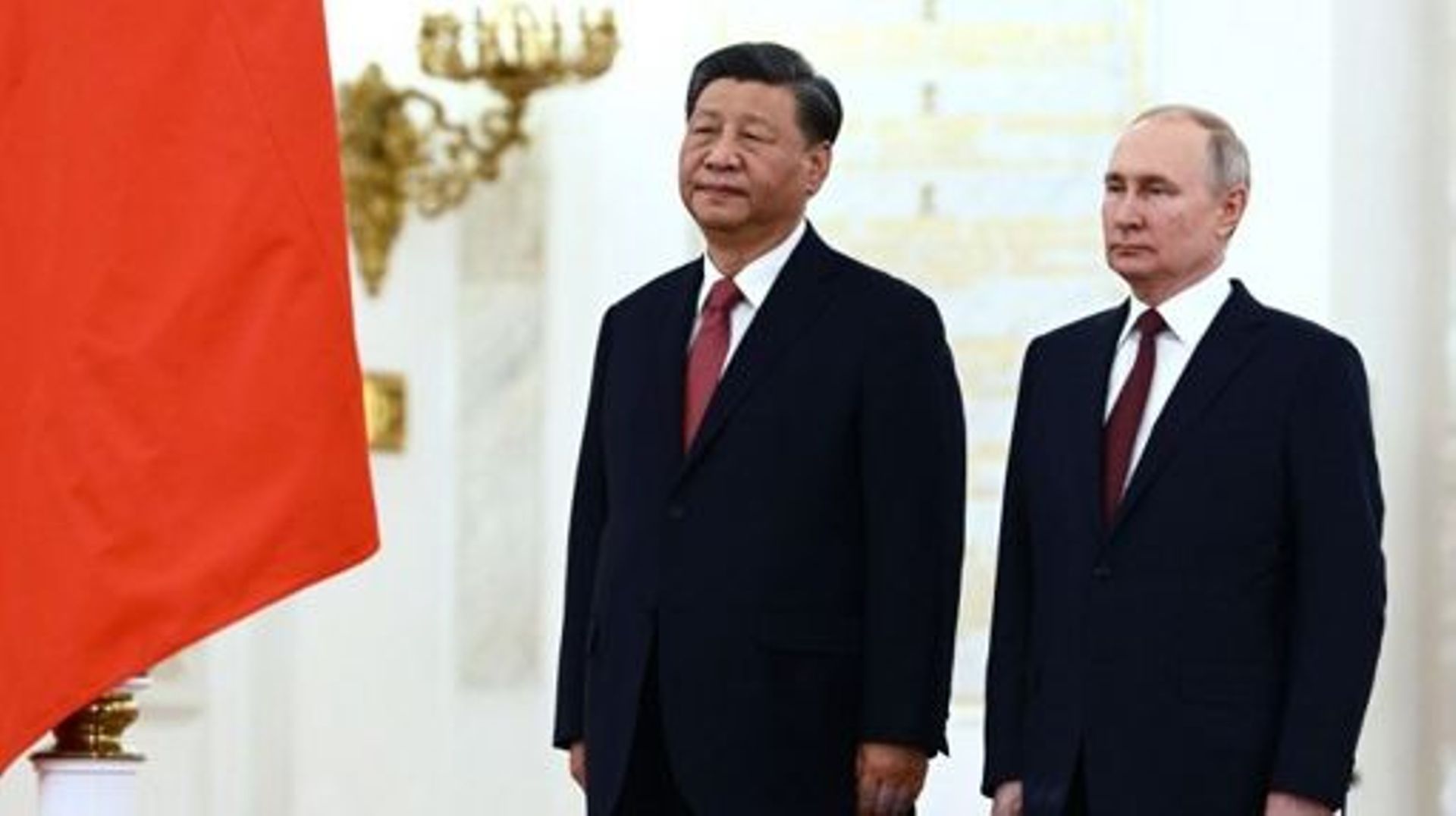 Russian President Vladimir Putin meets with China’s President Xi Jinping at the Kremlin in Moscow on March 21, 2023. Alexey MAISHEV / SPUTNIK / AFP